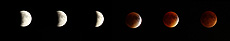 nature, astronomy, moon, night, eclipse