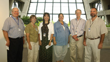 (Left-Right) Bob Willford, Debbie Griffin, Wei Gao, Cheri McKenna, Mike Witherell, Brad Trygar