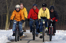 Fermilab bike commuters