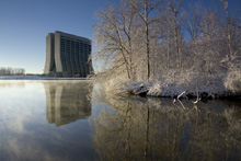 First Snow of the Season at Fermilab