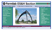 ESH webpage