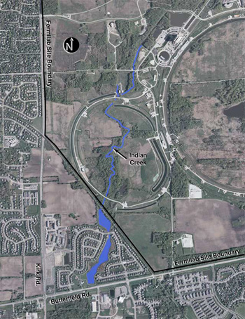 Indian Creek Aerial View