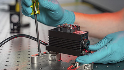 Fermilab completes laser lab construction for world's largest vertical atom interferometer