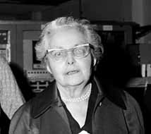 Laura Fermi spoke during dedication day ceremonies at Fermilab 1974