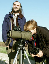 A chilly, windy day didn't dampen spirits on Peter Kasper's Early Bird Walk.