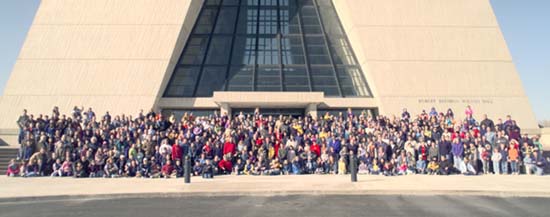 DASTOW 2002 had the biggest turnout ever, with an estimated 450 kids and family members of Fermilab employees and users taking part.