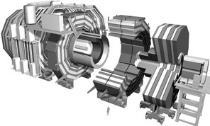 Compact Muon Solenoid detector for CERN's Large Hadron Collider