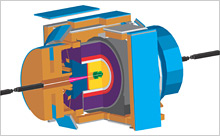 Drawing of the CDF detector