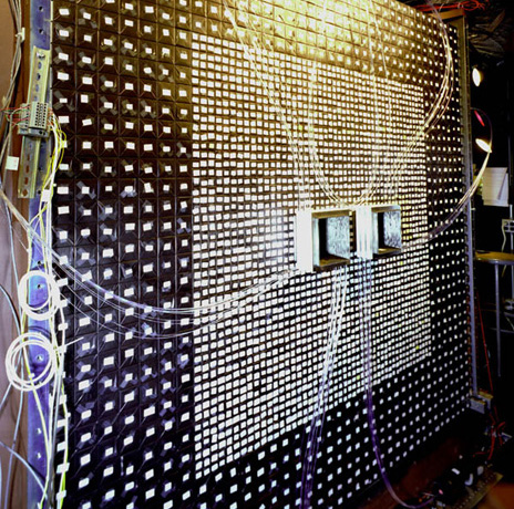 Cesium iodide crystal stacking for the KTeV experiment